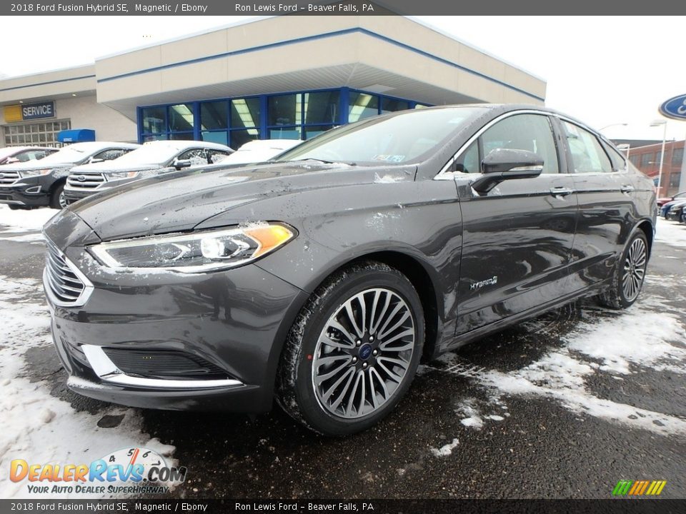 2018 Ford Fusion Hybrid SE Magnetic / Ebony Photo #7