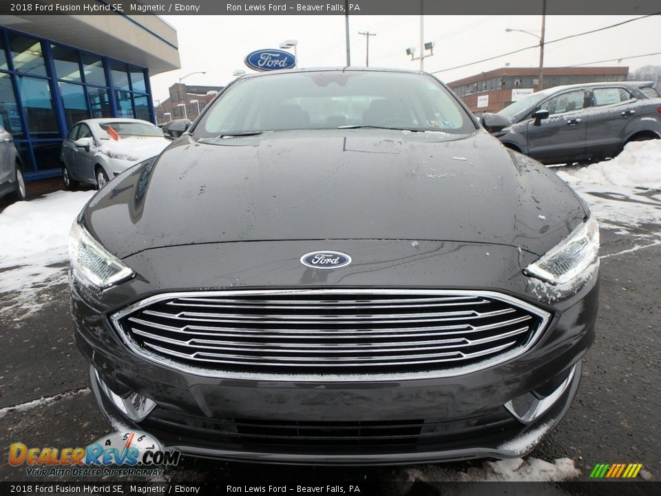 2018 Ford Fusion Hybrid SE Magnetic / Ebony Photo #8