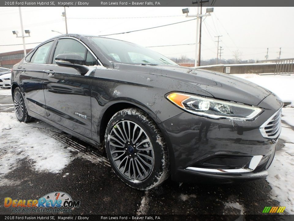 2018 Ford Fusion Hybrid SE Magnetic / Ebony Photo #9