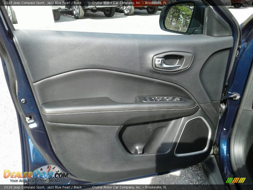 2018 Jeep Compass Sport Jazz Blue Pearl / Black Photo #17