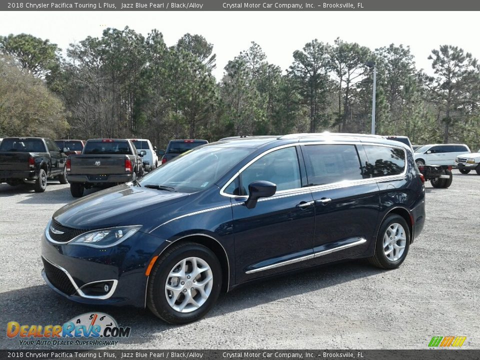 2018 Chrysler Pacifica Touring L Plus Jazz Blue Pearl / Black/Alloy Photo #1