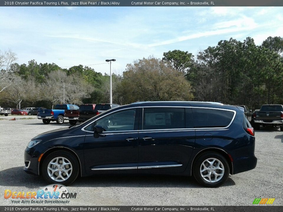 2018 Chrysler Pacifica Touring L Plus Jazz Blue Pearl / Black/Alloy Photo #2