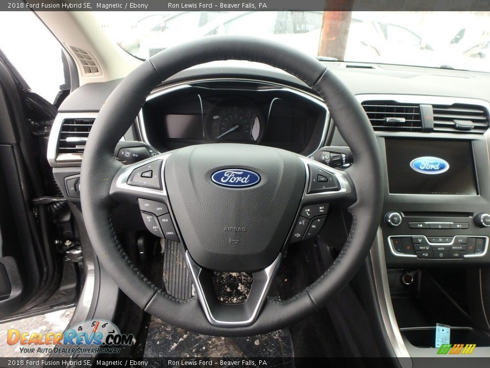 2018 Ford Fusion Hybrid SE Magnetic / Ebony Photo #16