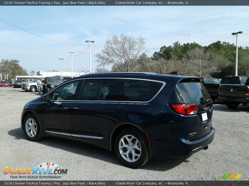 2018 Chrysler Pacifica Touring L Plus Jazz Blue Pearl / Black/Alloy Photo #3