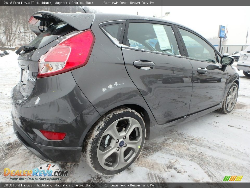 2018 Ford Fiesta ST Hatchback Magnetic / Charcoal Black Photo #3