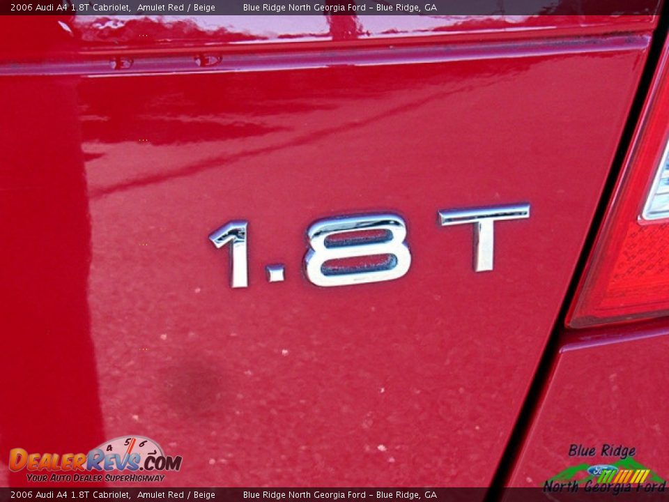 2006 Audi A4 1.8T Cabriolet Amulet Red / Beige Photo #32