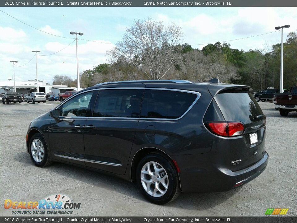 2018 Chrysler Pacifica Touring L Granite Crystal Metallic / Black/Alloy Photo #3