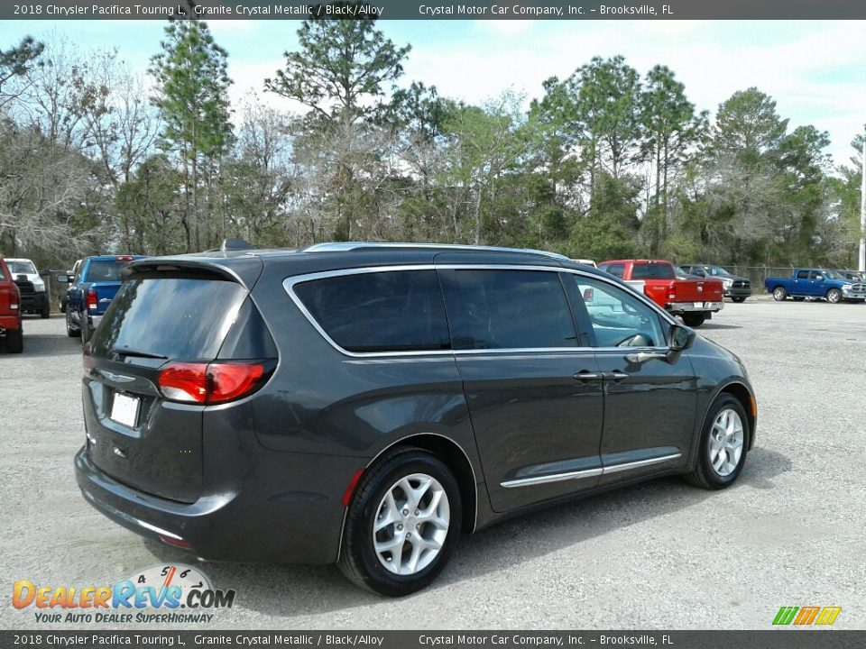2018 Chrysler Pacifica Touring L Granite Crystal Metallic / Black/Alloy Photo #5