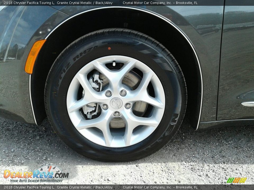 2018 Chrysler Pacifica Touring L Granite Crystal Metallic / Black/Alloy Photo #21