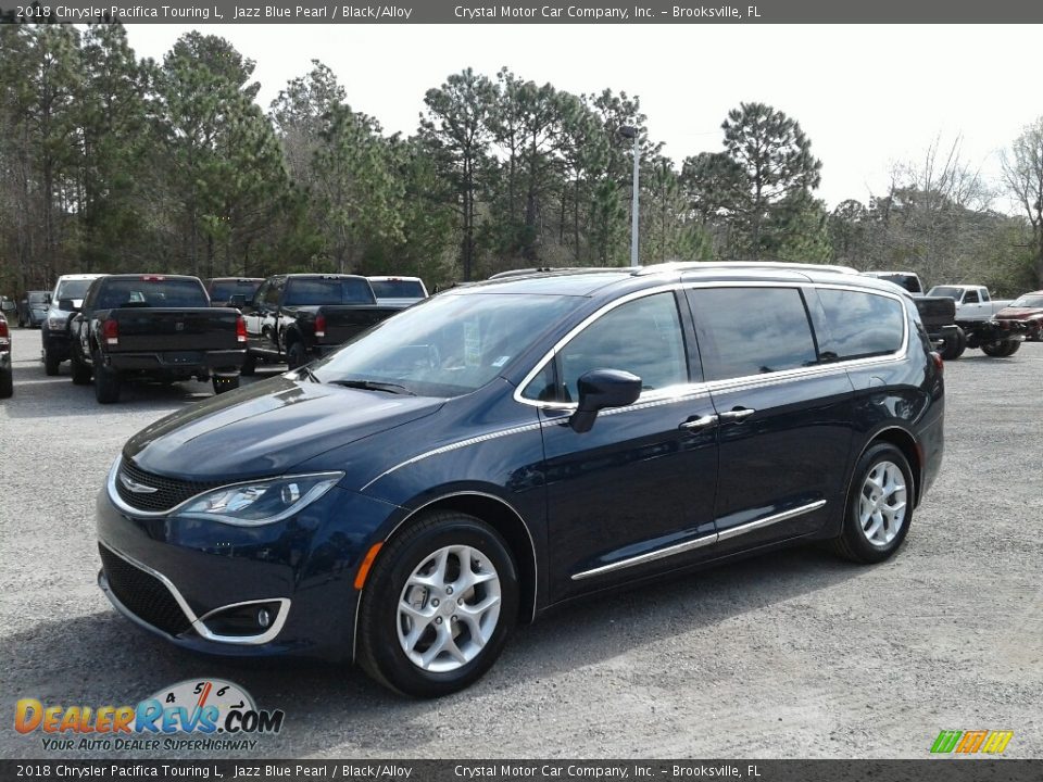 2018 Chrysler Pacifica Touring L Jazz Blue Pearl / Black/Alloy Photo #1