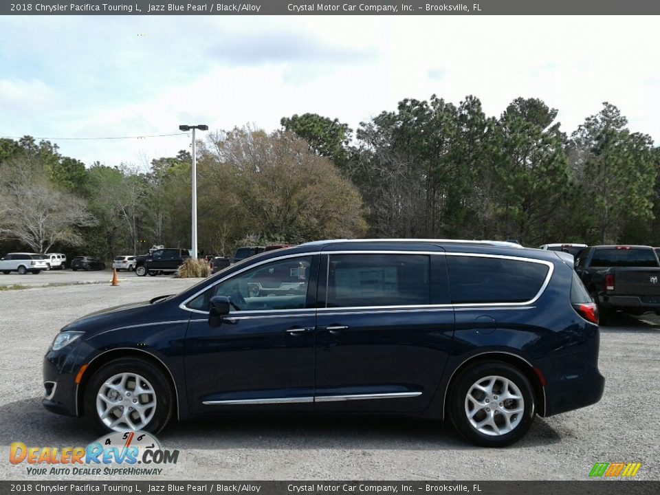 2018 Chrysler Pacifica Touring L Jazz Blue Pearl / Black/Alloy Photo #2