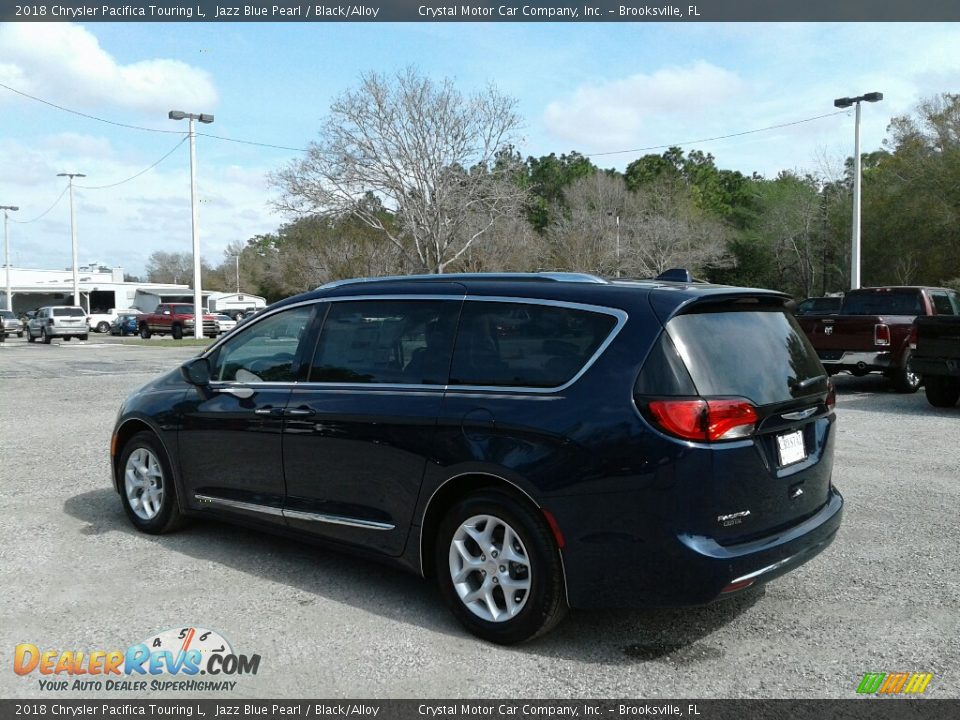 2018 Chrysler Pacifica Touring L Jazz Blue Pearl / Black/Alloy Photo #3