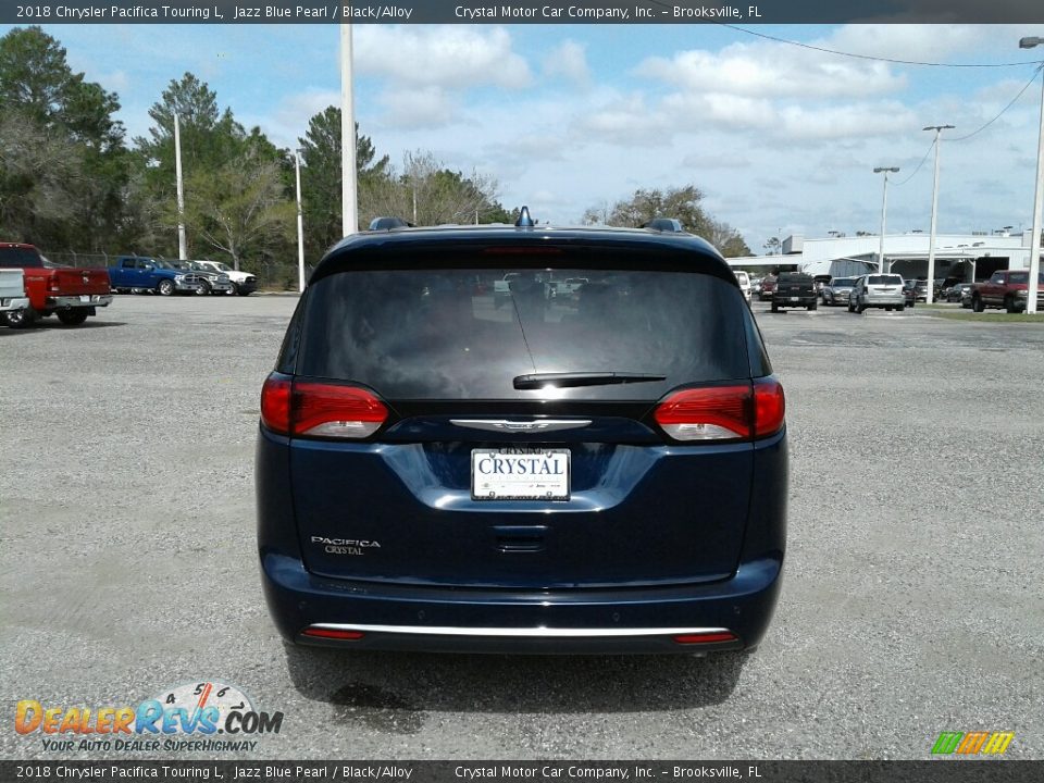 2018 Chrysler Pacifica Touring L Jazz Blue Pearl / Black/Alloy Photo #4