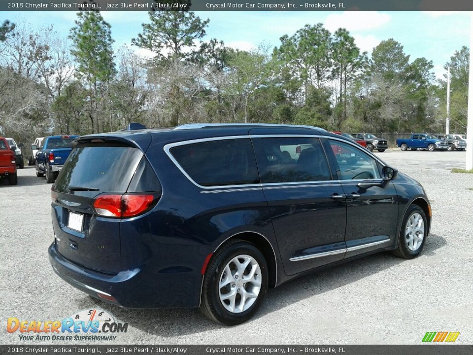 2018 Chrysler Pacifica Touring L Jazz Blue Pearl / Black/Alloy Photo #5