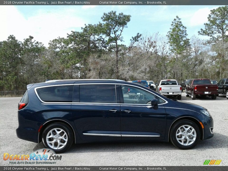 2018 Chrysler Pacifica Touring L Jazz Blue Pearl / Black/Alloy Photo #6