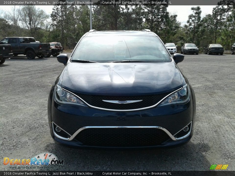 2018 Chrysler Pacifica Touring L Jazz Blue Pearl / Black/Alloy Photo #8