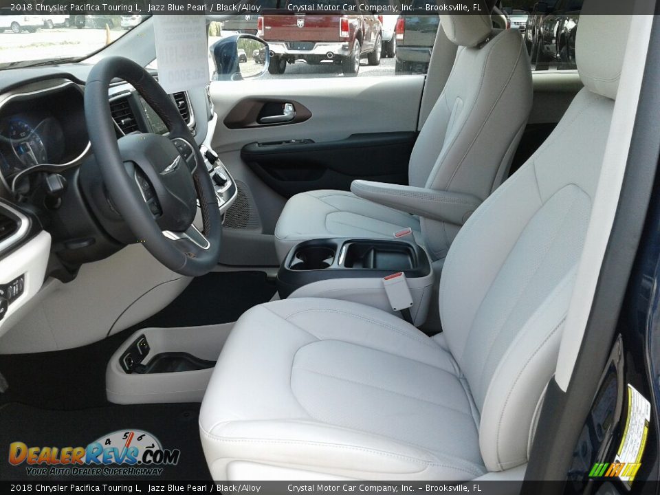 2018 Chrysler Pacifica Touring L Jazz Blue Pearl / Black/Alloy Photo #9