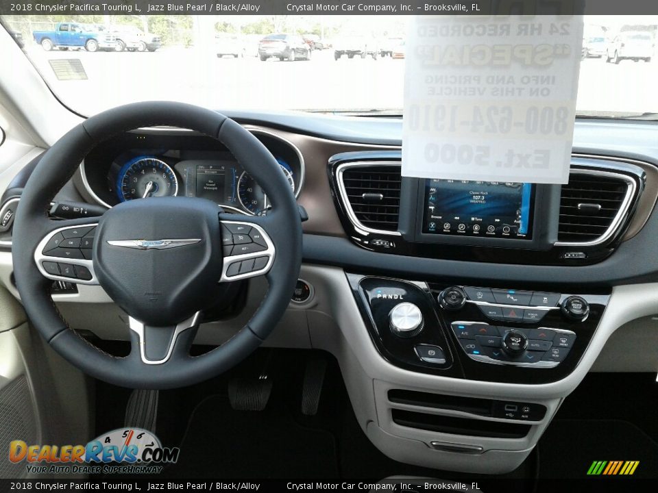 2018 Chrysler Pacifica Touring L Jazz Blue Pearl / Black/Alloy Photo #13