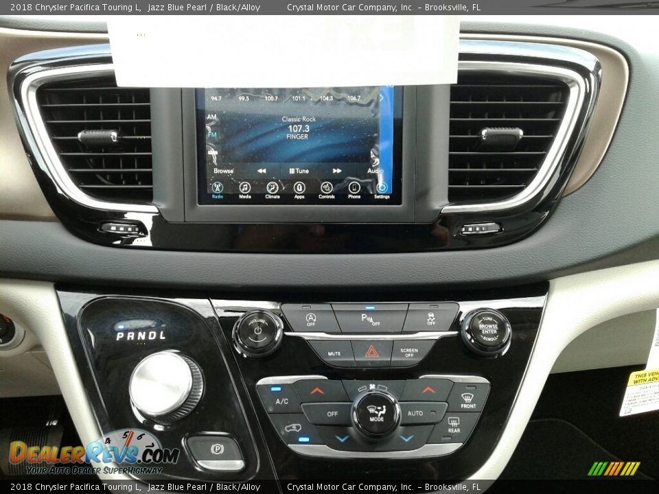 2018 Chrysler Pacifica Touring L Jazz Blue Pearl / Black/Alloy Photo #15