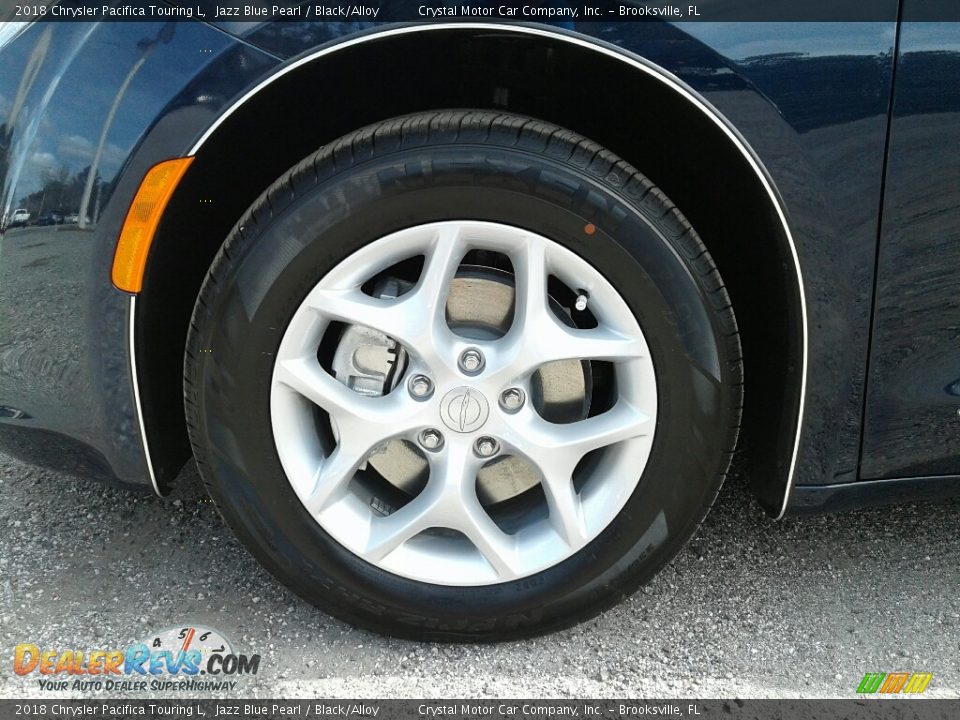 2018 Chrysler Pacifica Touring L Jazz Blue Pearl / Black/Alloy Photo #21