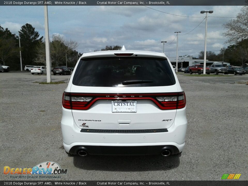 2018 Dodge Durango SRT AWD White Knuckle / Black Photo #4