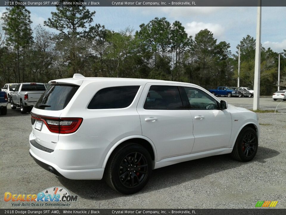 2018 Dodge Durango SRT AWD White Knuckle / Black Photo #5