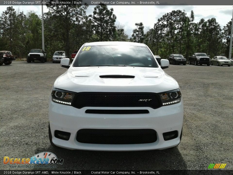 2018 Dodge Durango SRT AWD White Knuckle / Black Photo #8
