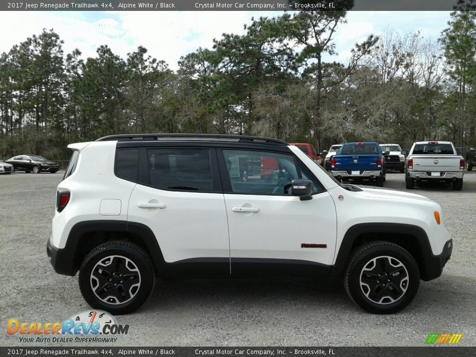 2017 Jeep Renegade Trailhawk 4x4 Alpine White / Black Photo #6