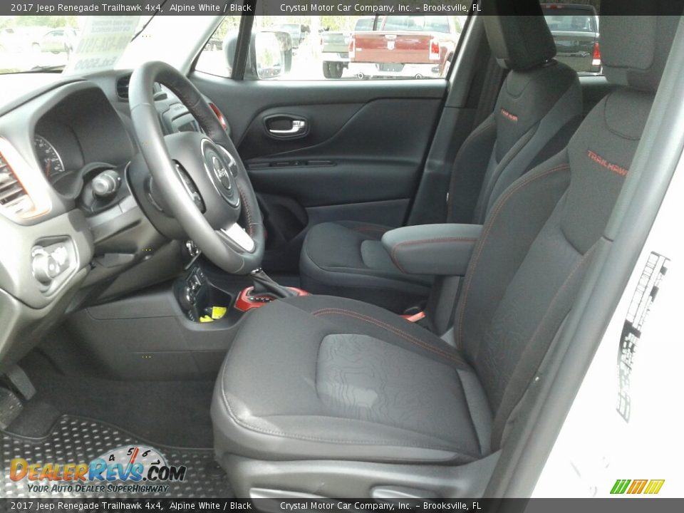 2017 Jeep Renegade Trailhawk 4x4 Alpine White / Black Photo #9