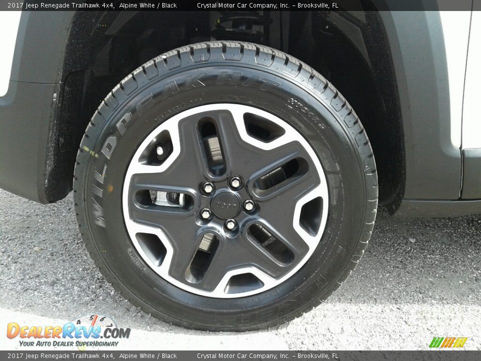 2017 Jeep Renegade Trailhawk 4x4 Alpine White / Black Photo #21