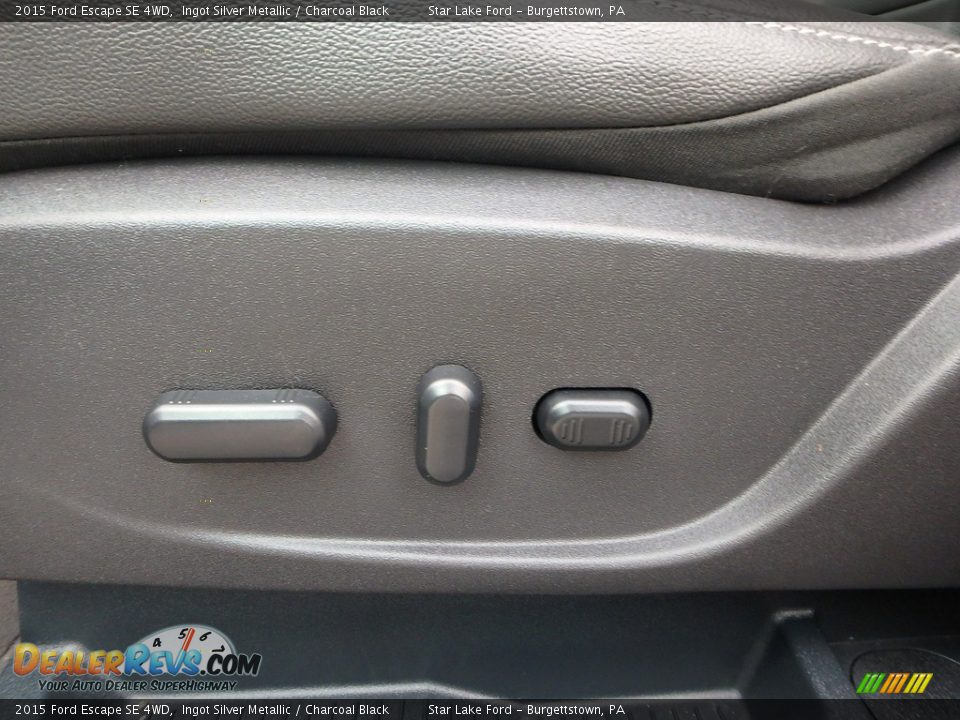 2015 Ford Escape SE 4WD Ingot Silver Metallic / Charcoal Black Photo #15