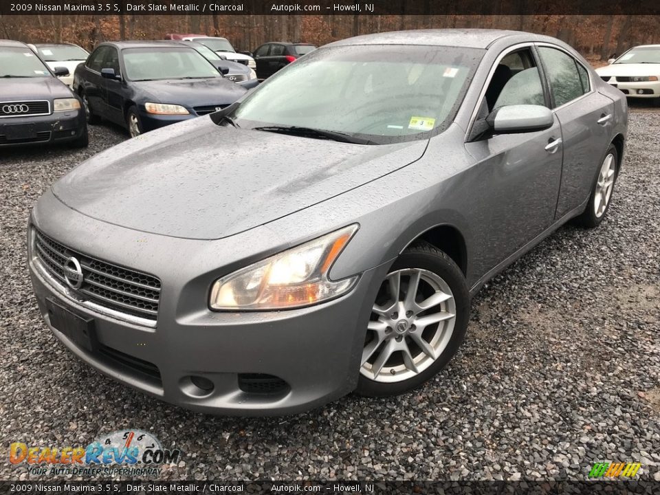 2009 Nissan Maxima 3.5 S Dark Slate Metallic / Charcoal Photo #1