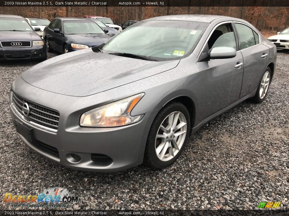 2009 Nissan Maxima 3.5 S Dark Slate Metallic / Charcoal Photo #2