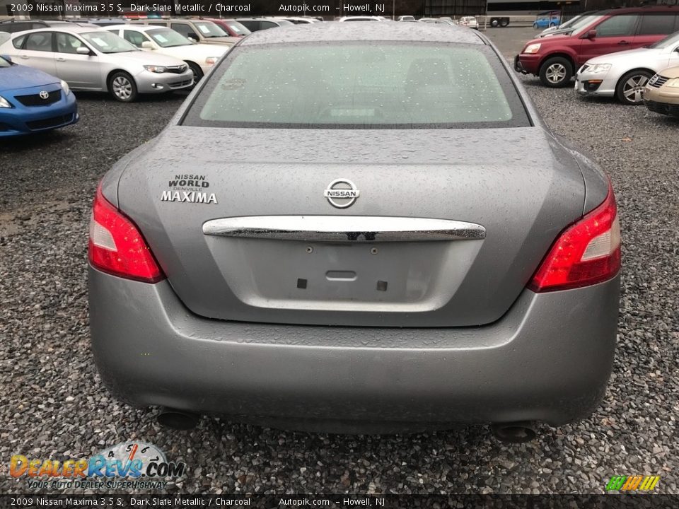 2009 Nissan Maxima 3.5 S Dark Slate Metallic / Charcoal Photo #5