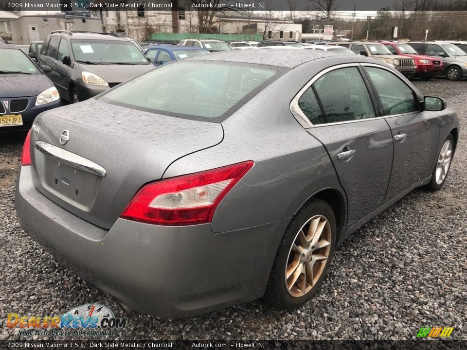 2009 Nissan Maxima 3.5 S Dark Slate Metallic / Charcoal Photo #6