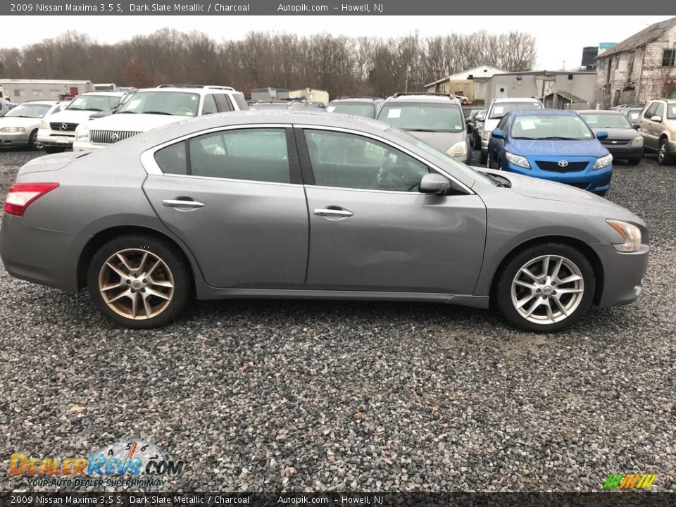 2009 Nissan Maxima 3.5 S Dark Slate Metallic / Charcoal Photo #7