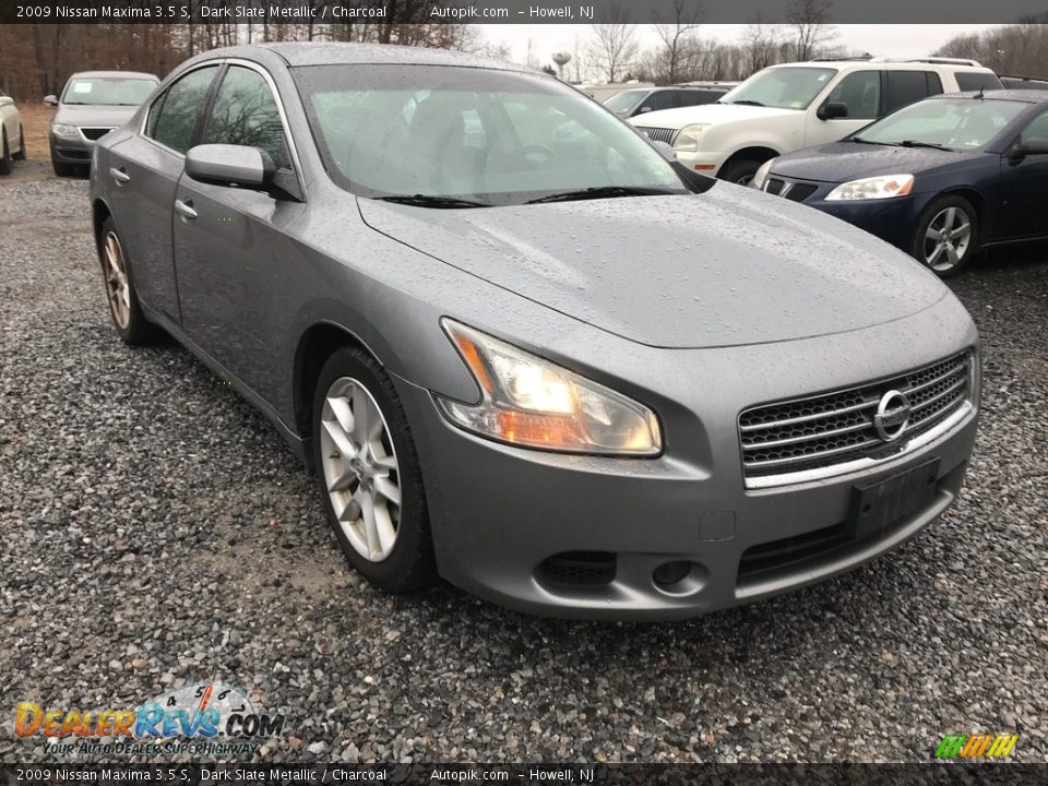 2009 Nissan Maxima 3.5 S Dark Slate Metallic / Charcoal Photo #8