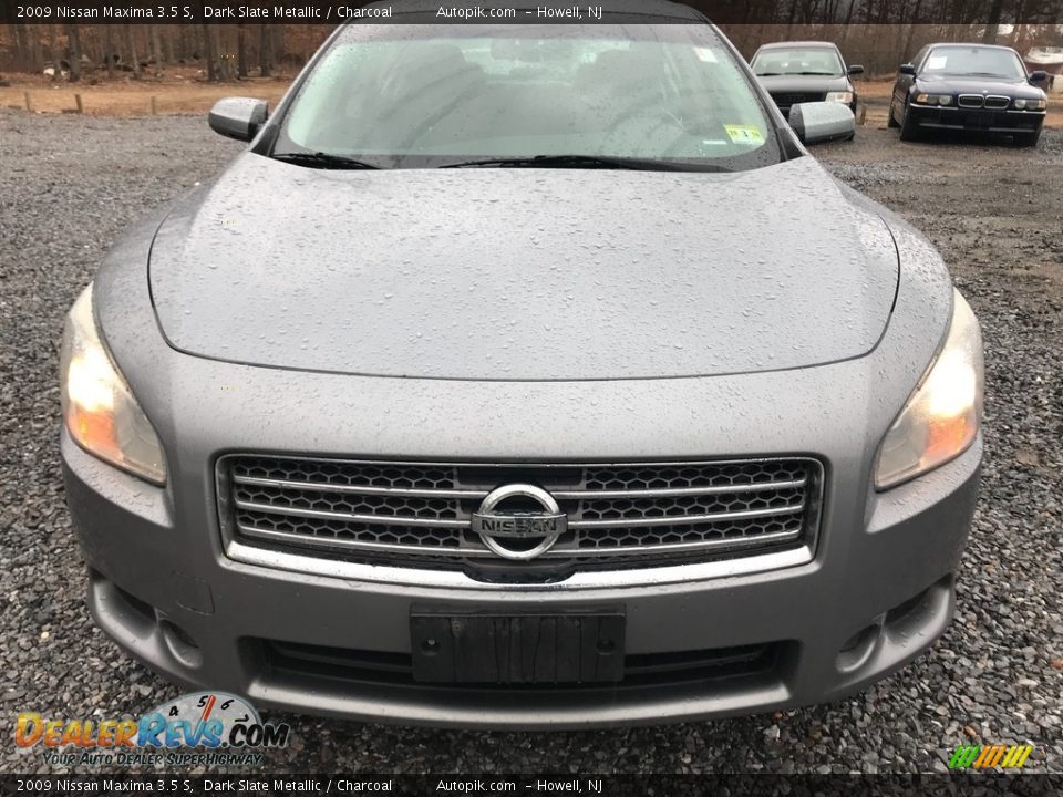 2009 Nissan Maxima 3.5 S Dark Slate Metallic / Charcoal Photo #9