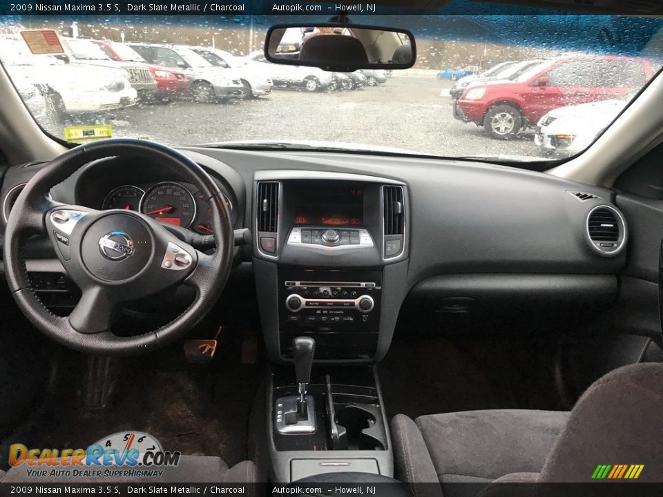 2009 Nissan Maxima 3.5 S Dark Slate Metallic / Charcoal Photo #11