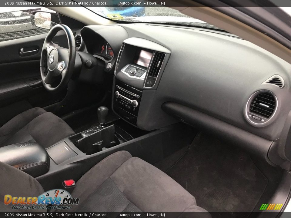 2009 Nissan Maxima 3.5 S Dark Slate Metallic / Charcoal Photo #13