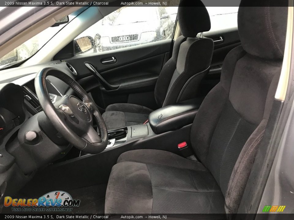 2009 Nissan Maxima 3.5 S Dark Slate Metallic / Charcoal Photo #14