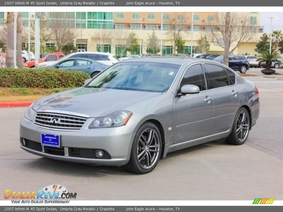 2007 Infiniti M 45 Sport Sedan Umbria Gray Metallic / Graphite Photo #3