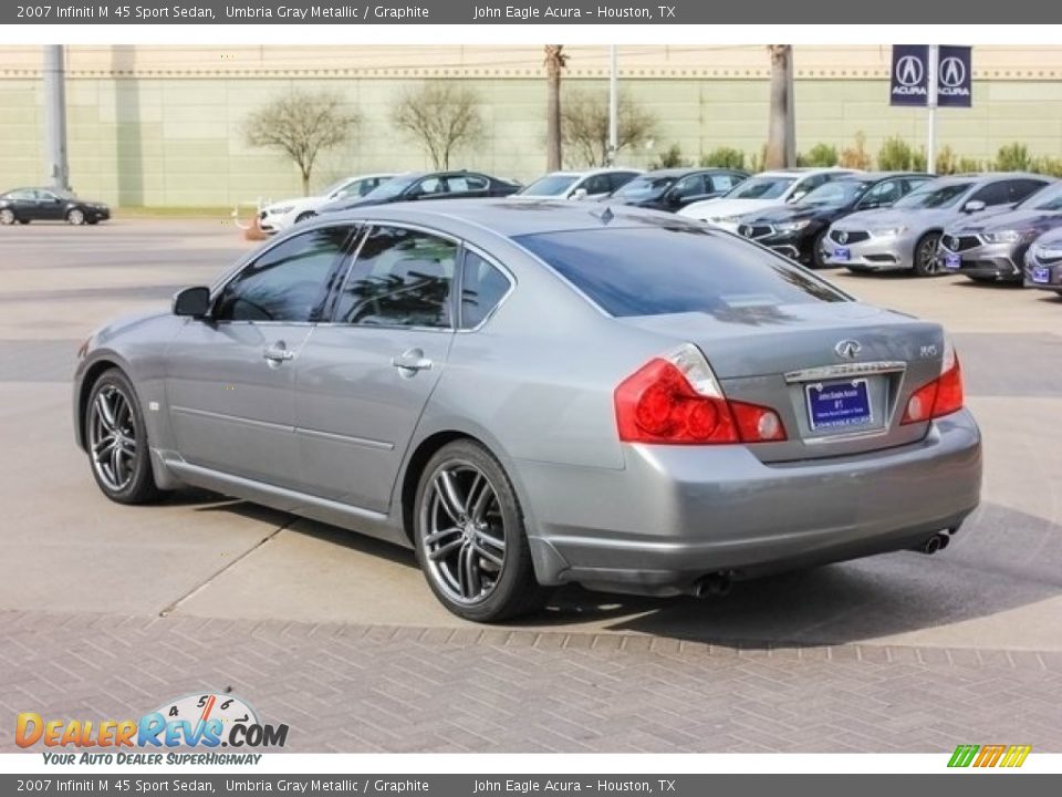 2007 Infiniti M 45 Sport Sedan Umbria Gray Metallic / Graphite Photo #5