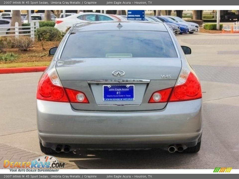 2007 Infiniti M 45 Sport Sedan Umbria Gray Metallic / Graphite Photo #6