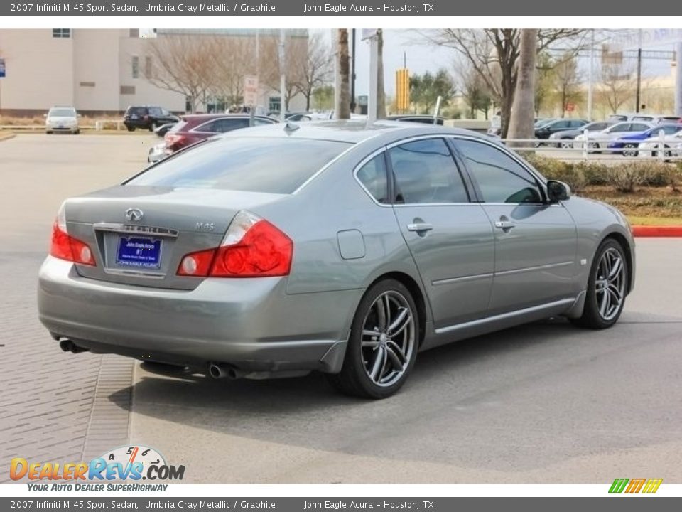 2007 Infiniti M 45 Sport Sedan Umbria Gray Metallic / Graphite Photo #7