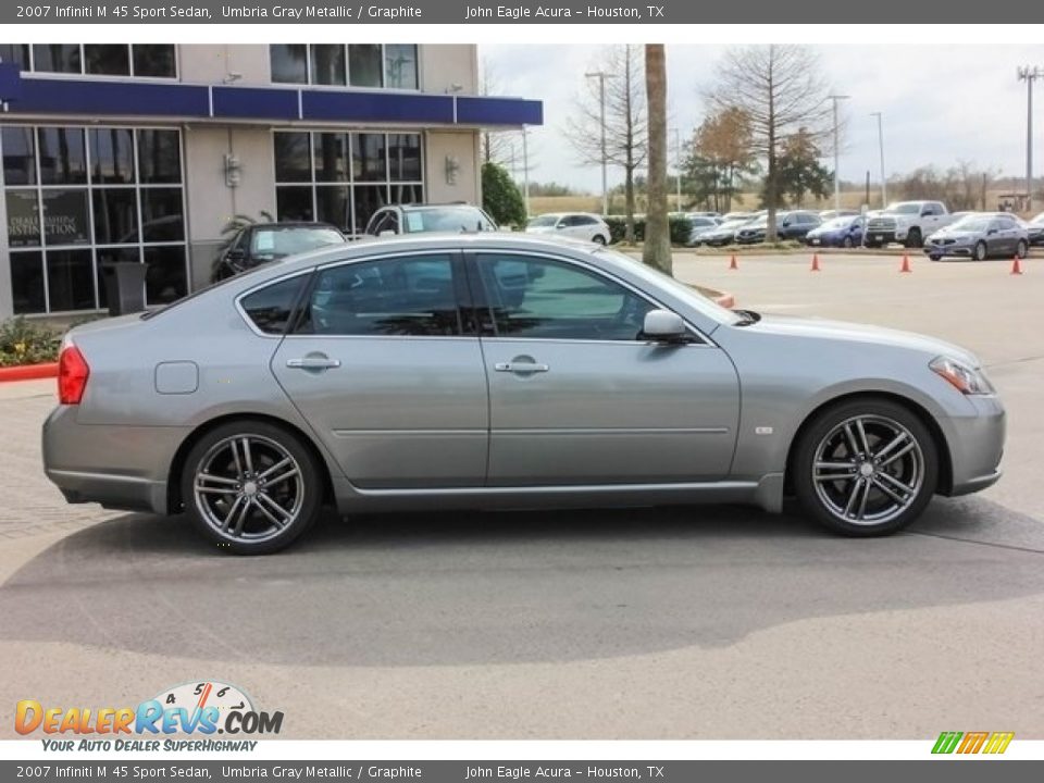 2007 Infiniti M 45 Sport Sedan Umbria Gray Metallic / Graphite Photo #8