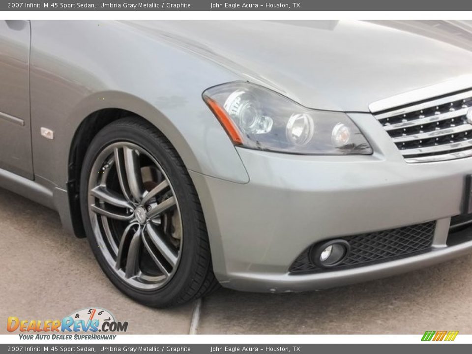 2007 Infiniti M 45 Sport Sedan Umbria Gray Metallic / Graphite Photo #10