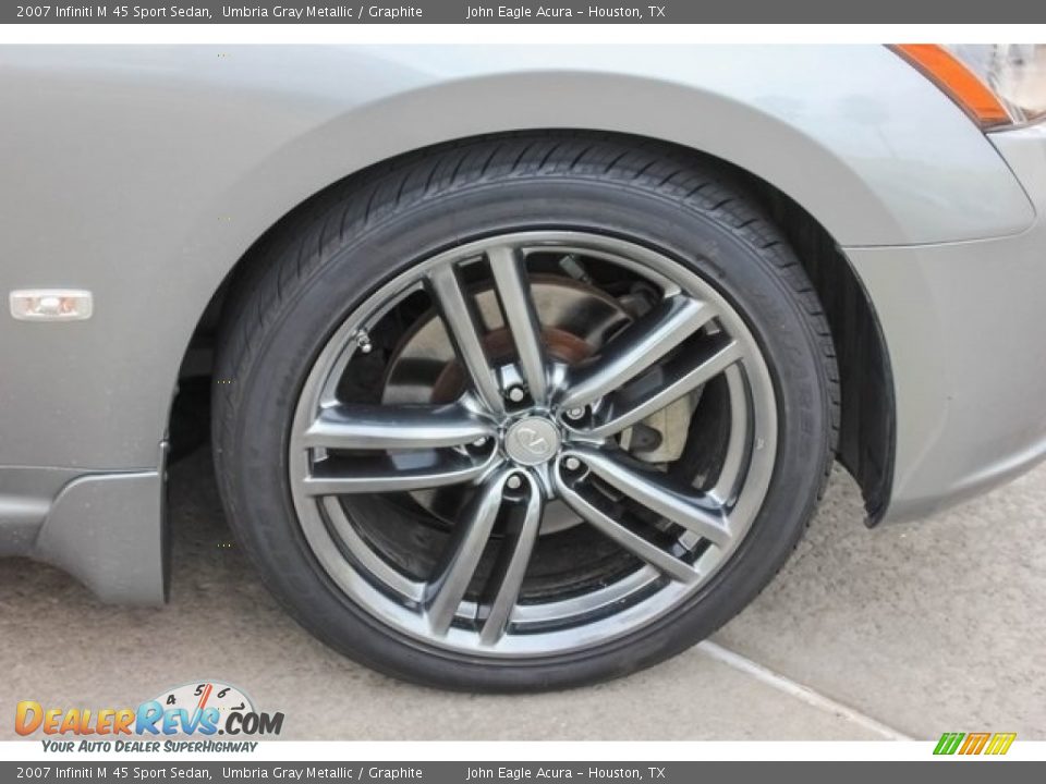 2007 Infiniti M 45 Sport Sedan Umbria Gray Metallic / Graphite Photo #11