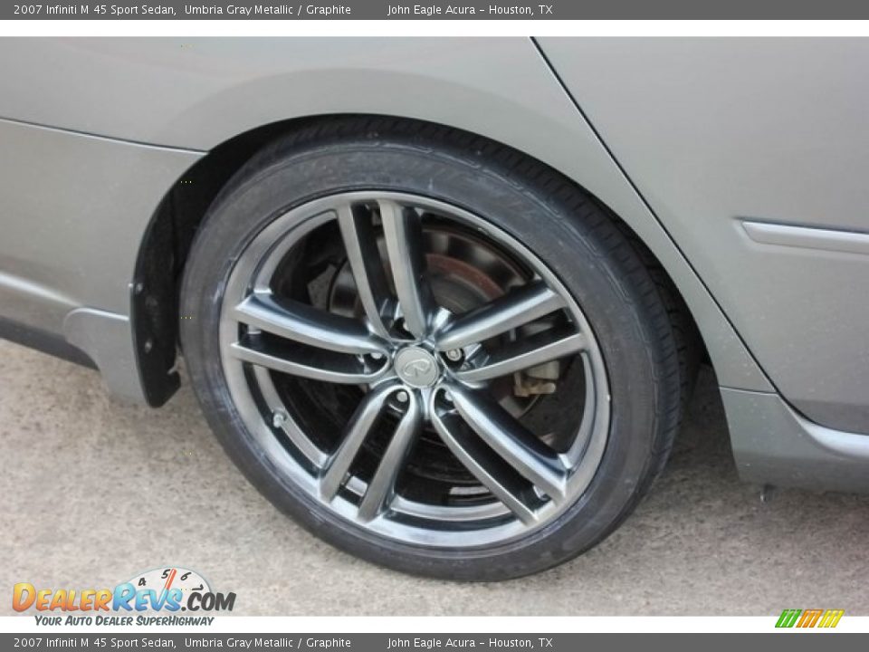 2007 Infiniti M 45 Sport Sedan Umbria Gray Metallic / Graphite Photo #12