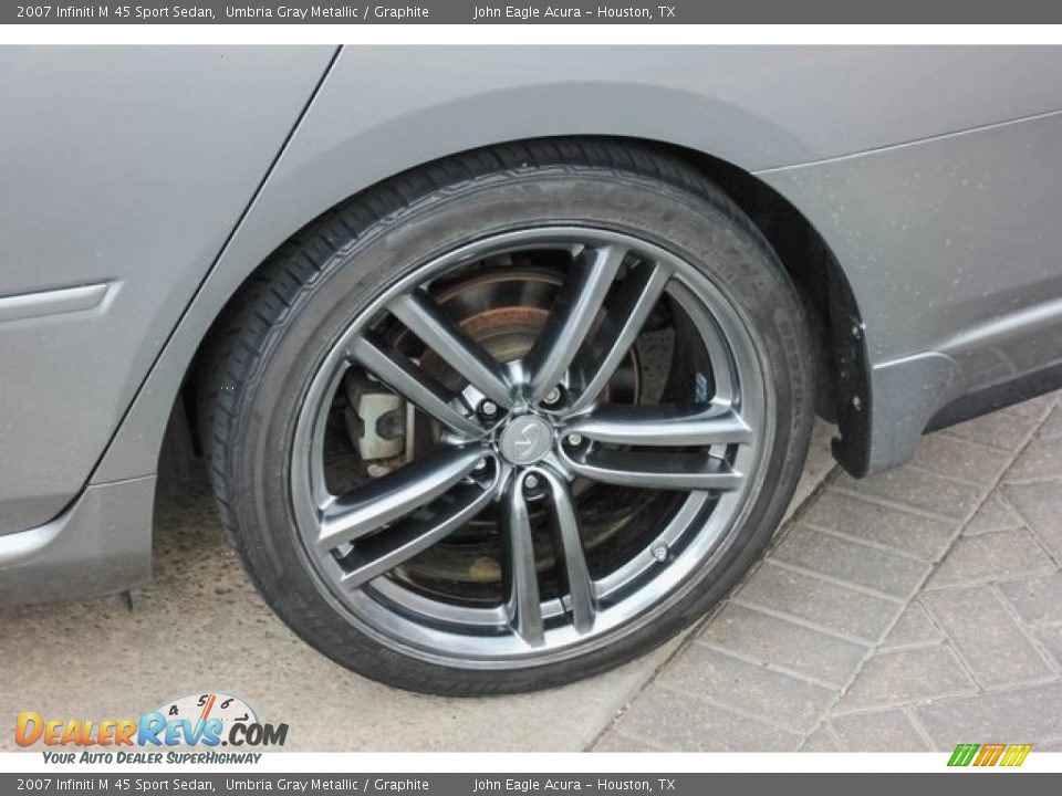 2007 Infiniti M 45 Sport Sedan Umbria Gray Metallic / Graphite Photo #13